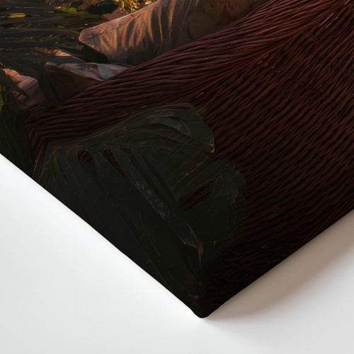 Obraz na płótnie canvas Ogród zimowy realistyczny