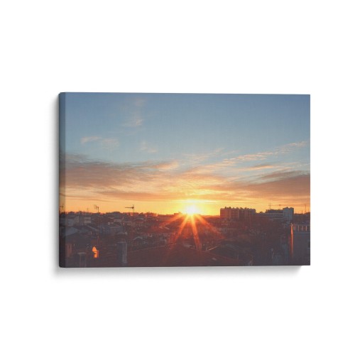 Obraz na płótnie canvas Panorama miasta realistyczny