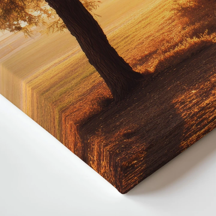 Obraz na płótnie canvas Aleja drzew realistyczny