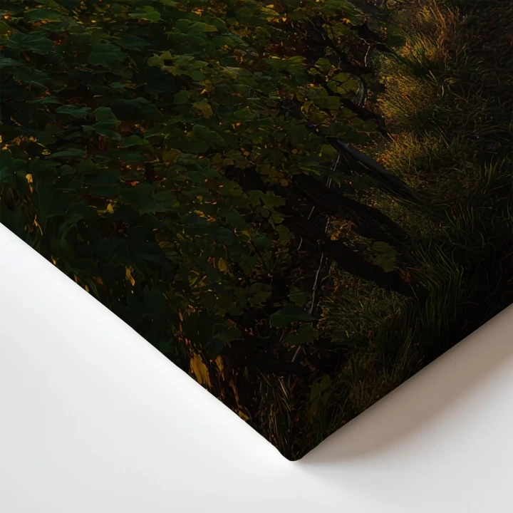 Obraz na płótnie canvas Winnica o świcie realistyczny