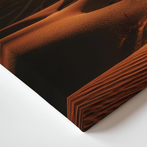 Obraz na płótnie canvas Wydmy o zachodzie realistyczny