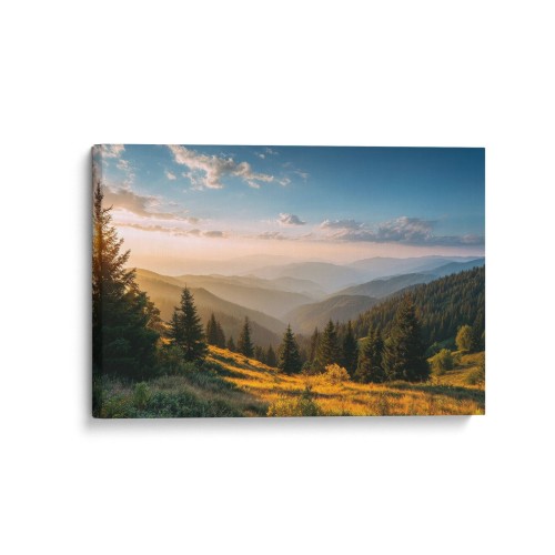Obraz na płótnie canvas Górska polana realistyczny