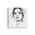 Obraz na płótnie canvas Portret kobiety line-art
