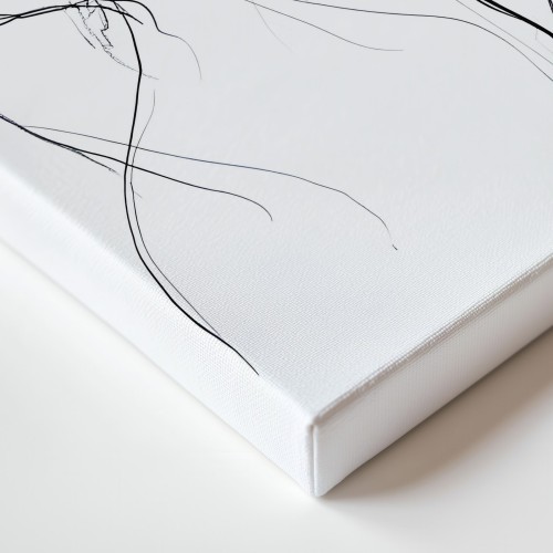 Obraz na płótnie canvas Portret kobiety line-art