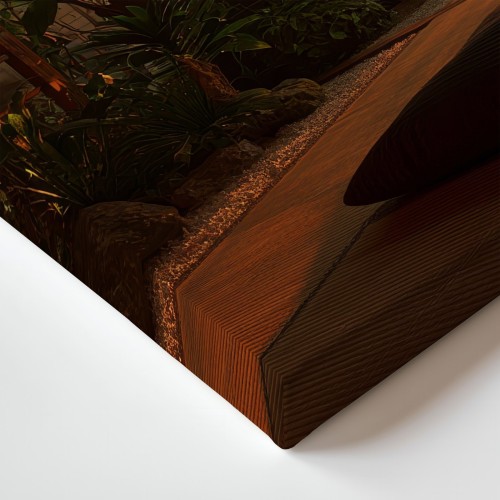 Obraz na płótnie canvas Pokój z tatami realistyczny
