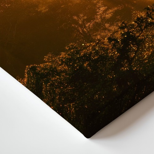 Obraz na płótnie canvas Świątynia w mgle realistyczny
