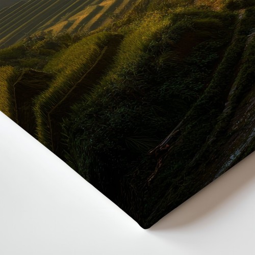 Obraz na płótnie canvas Tarasy ryżowe realistyczny