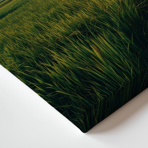 Obraz na płótnie canvas Zielone pole realistyczny