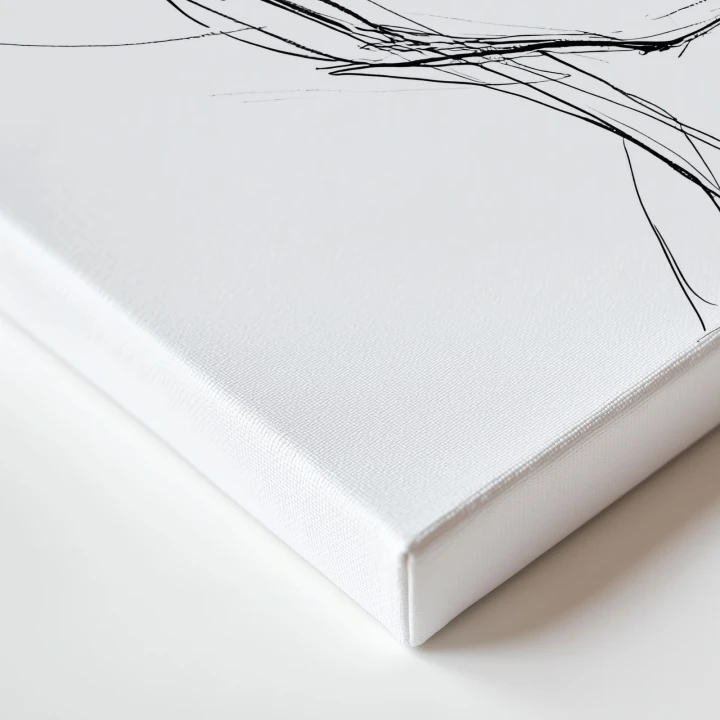Obraz na płótnie canvas Kobieca twarz line-art