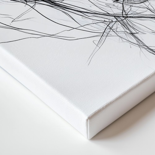 Obraz na płótnie canvas Portret kobiety line-art