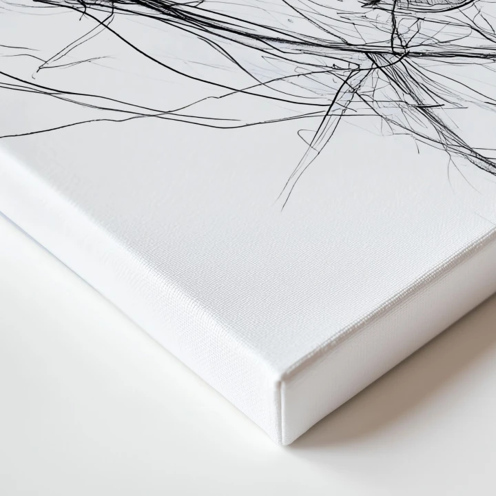 Obraz na płótnie canvas Portret kobiety line-art