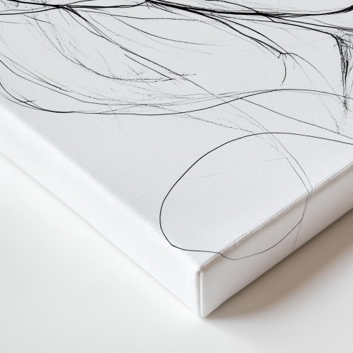 Obraz na płótnie canvas Portret kobiety line-art