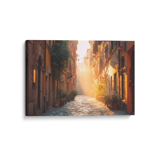 Obraz na płótnie canvas Złota uliczka realistyczny