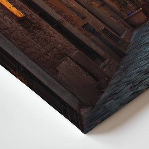 Obraz na płótnie canvas Złota uliczka realistyczny