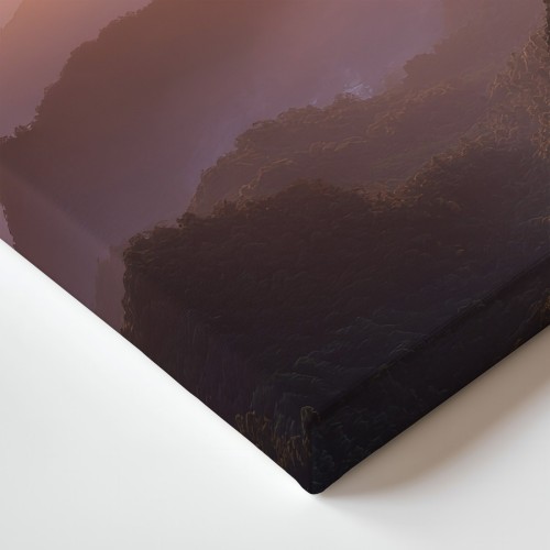 Obraz na płótnie canvas Pagoda na skale realistyczny