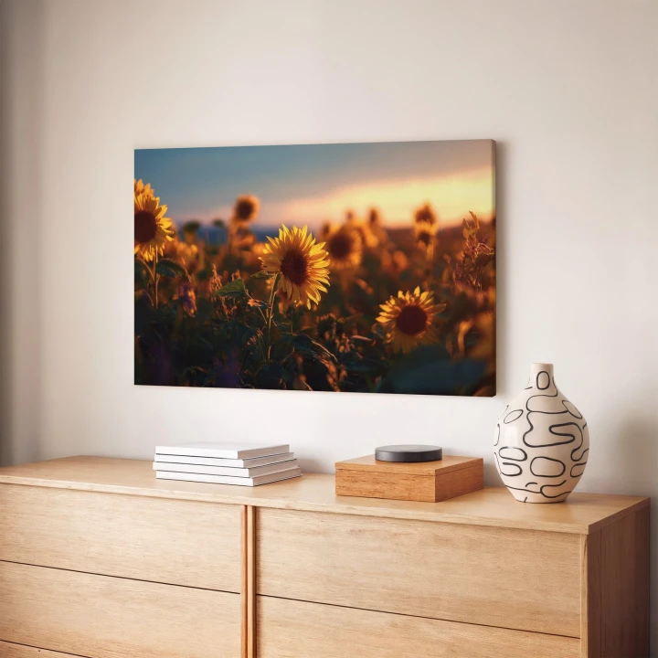 Obraz na płótnie canvas Słonecznik zachodu realistyczny