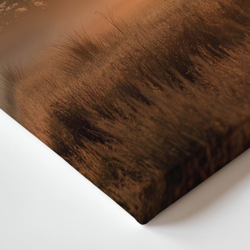 Obraz na płótnie canvas Sarna o świcie realistyczny