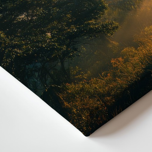 Obraz na płótnie canvas Tropikalna mgła realistyczny