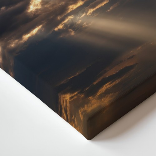 Obraz na płótnie canvas Promienie słońca realistyczny