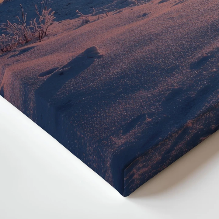 Obraz na płótnie canvas Zaśnieżona chata realistyczny
