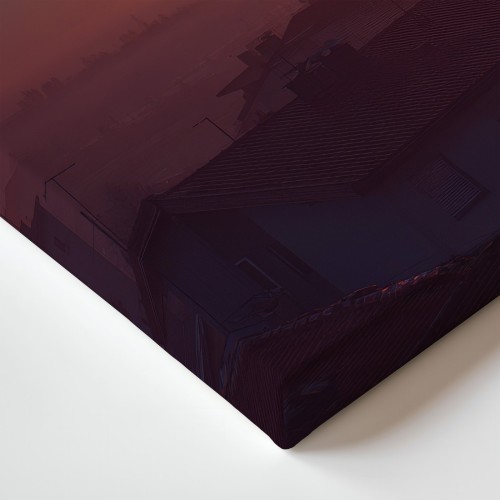 Obraz na płótnie canvas Panorama miasta realistyczny