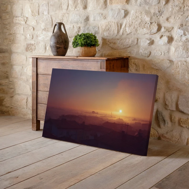 Obraz na płótnie canvas Panorama miasta realistyczny