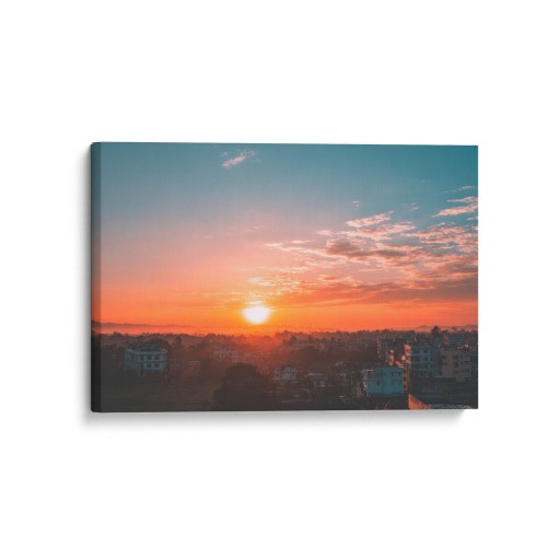 Obraz na płótnie canvas Zachód słońca realistyczny