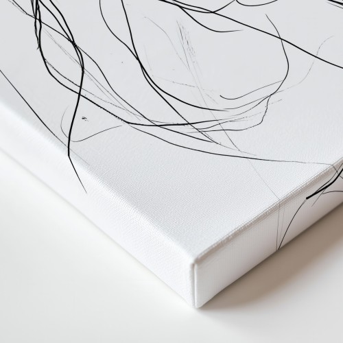 Obraz na płótnie canvas Twarz kobiety line-art