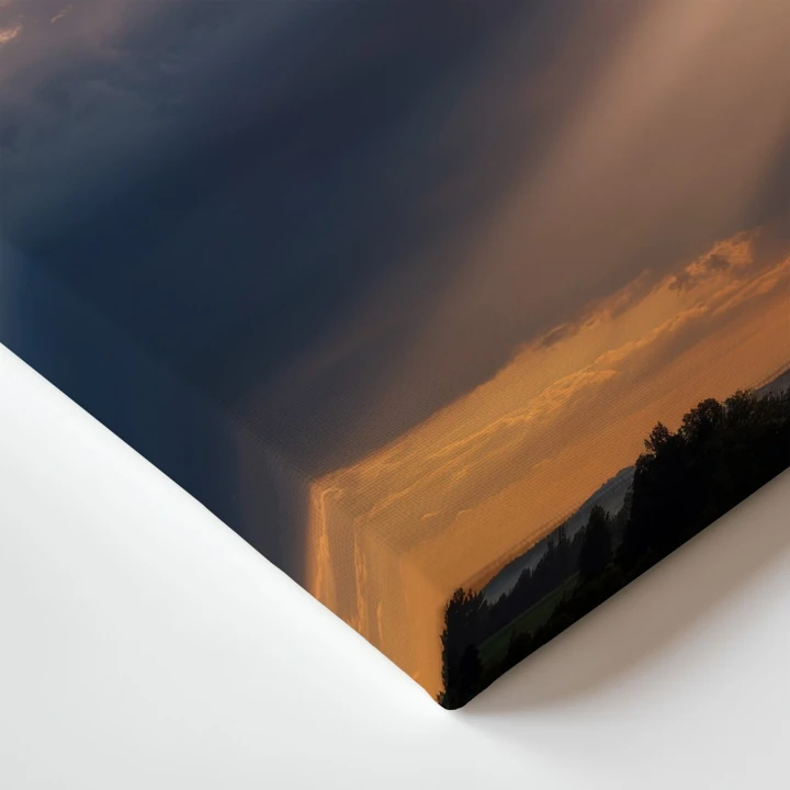 Obraz na płótnie canvas Zachód słońca realistyczny