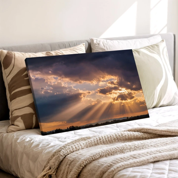 Obraz na płótnie canvas Zachód słońca realistyczny