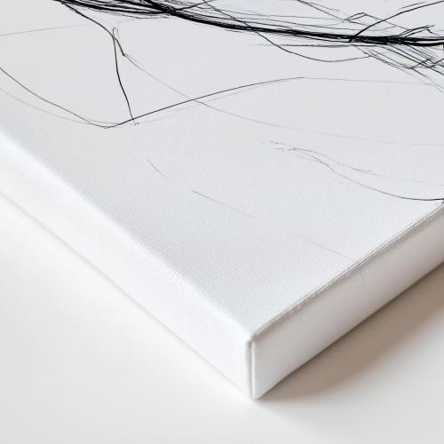Obraz na płótnie canvas Portret kobiety line-art