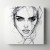 Obraz na płótnie canvas Portret kobiety line-art