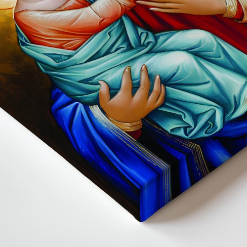 Obraz na płótnie canvas Matka Boska z Jezusem malarski