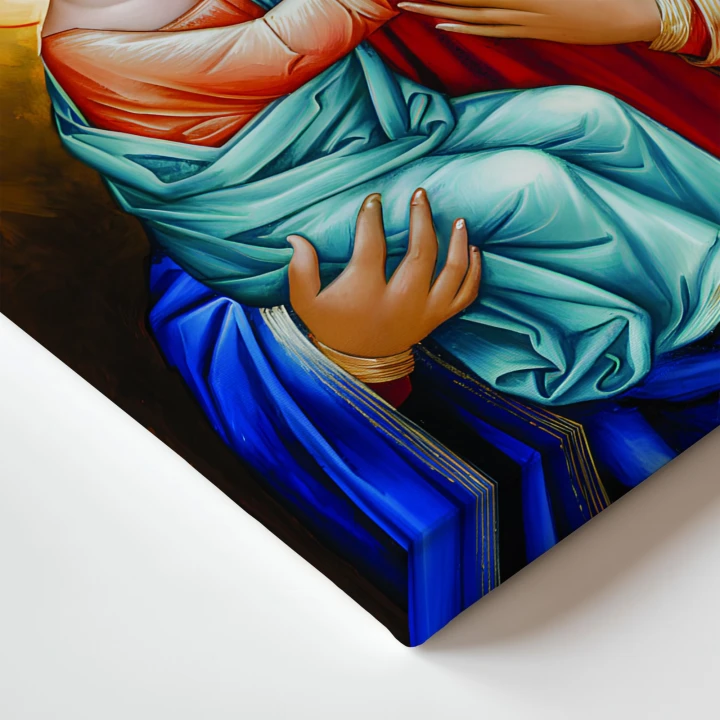 Obraz na płótnie canvas Matka Boska z Jezusem malarski